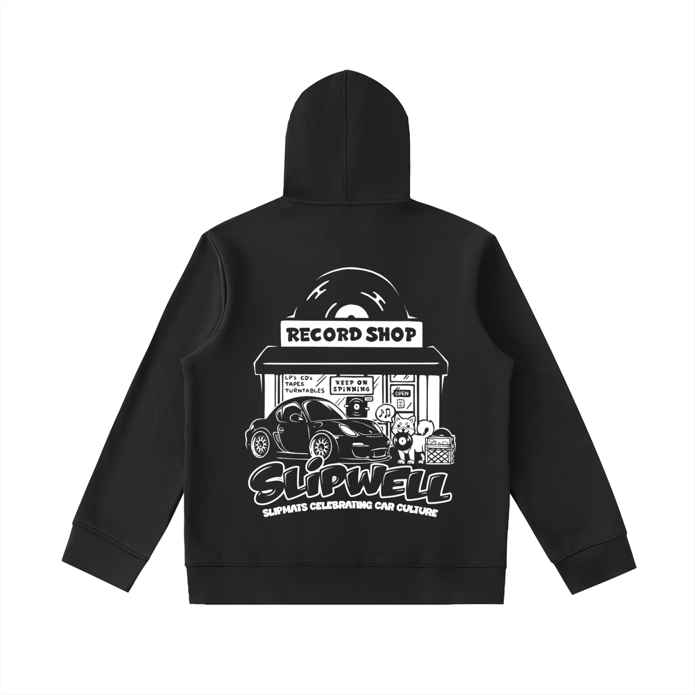 Slipwell High Neck Zip-Up Hoodie — Slipwell